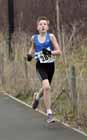 Kieran Hedley (Morpeth) on his way to winning the under-13 boys Elswick Road Relays.